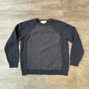 Frederick Anderson Copenhagen Men’s Blue Round Neck Pullover Sweater Size M